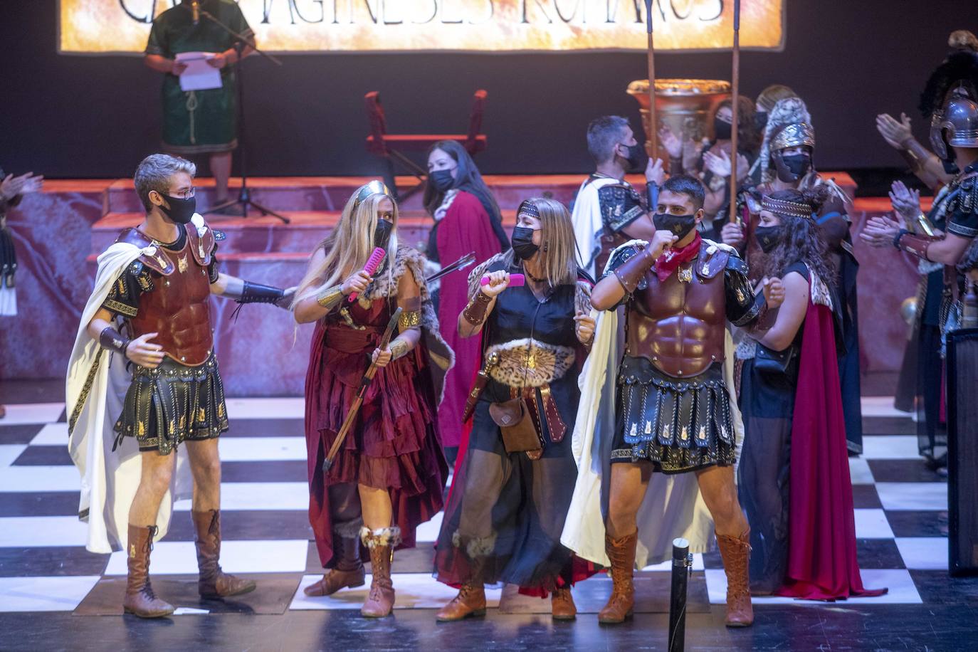 Fotos: Ajedrez viviente en Carhagineses y Romanos