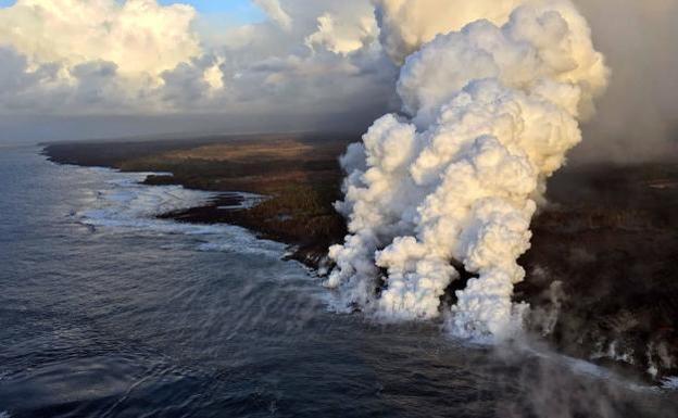 Actividad del Kilauea en julio de 2018.