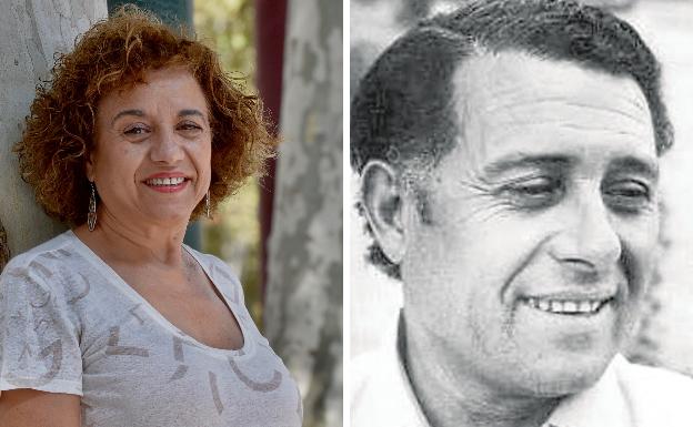 Celina Hernández Monterde, hija de Hernández Carpe, ayer en Alfonso X. Antonio Hernández Carpe (Espinardo, Murcia, 1921-Madrid, 1977) fue un trabajador incansable. Falleció con 56 años. 