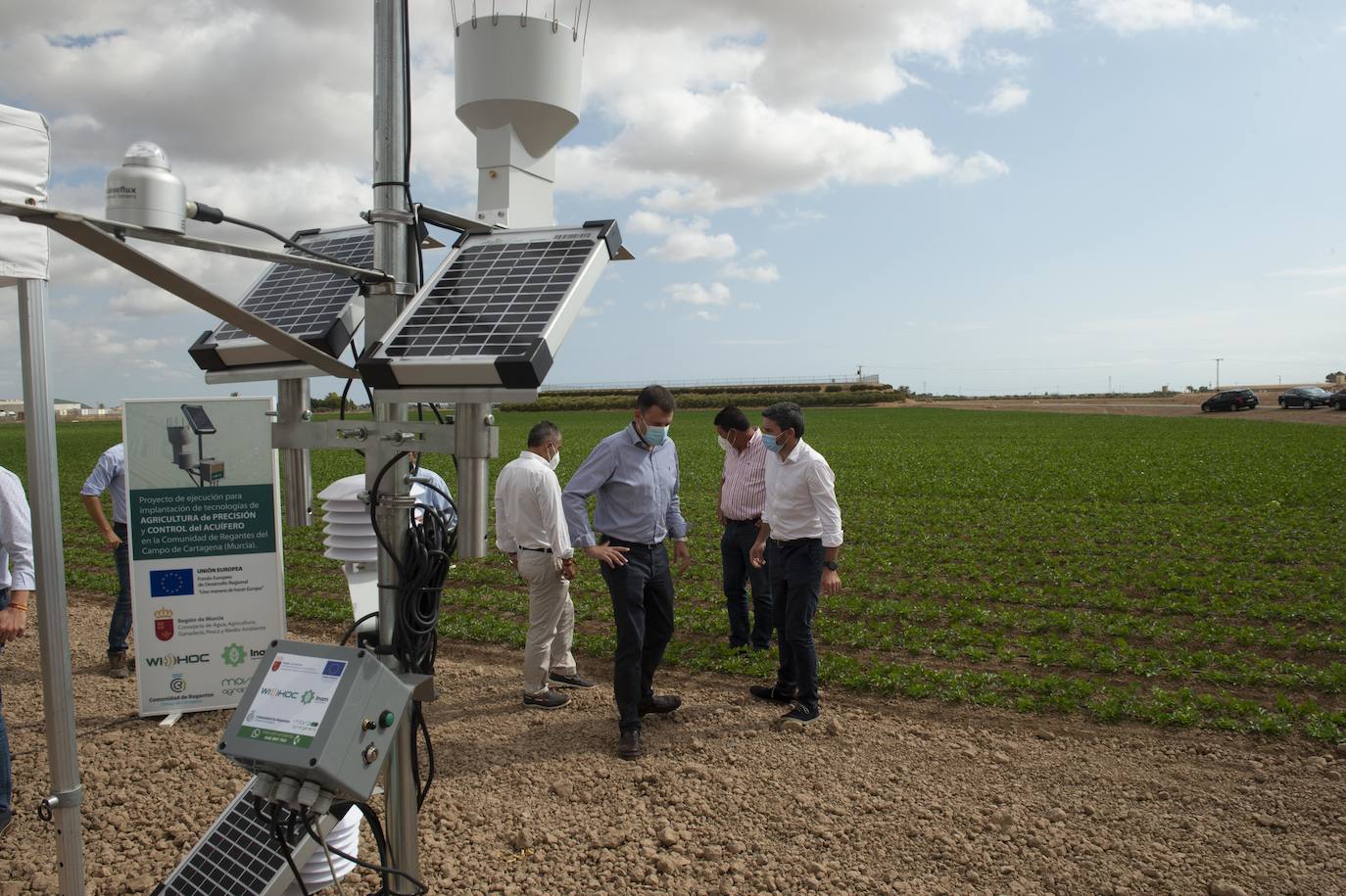 Fotos: Más de 200 sondas controlan el riego para reducir el impacto en el Mar Menor