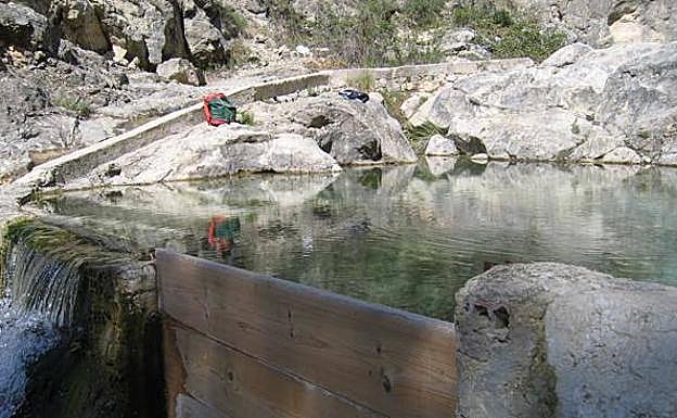 Poza termal de Somogil (Moratalla). 