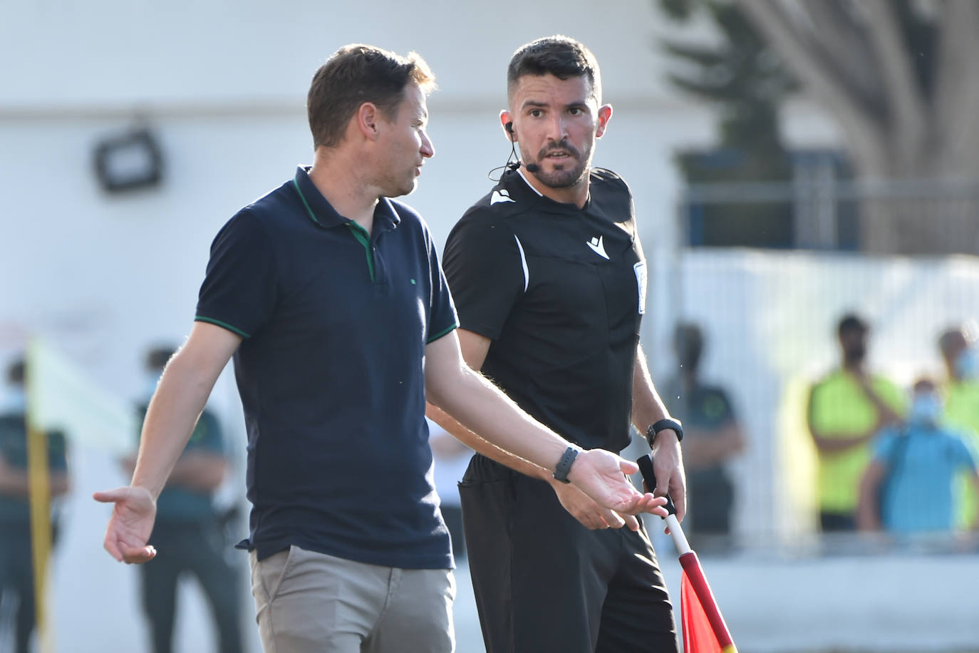 Los jugadores del Mar Menor celebrando el gol de la victoria.