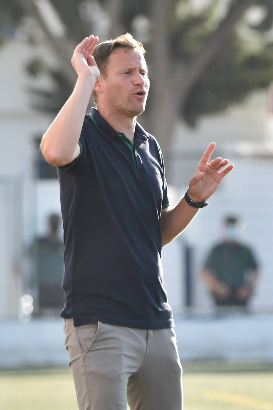 Los jugadores del Mar Menor celebrando el gol de la victoria.