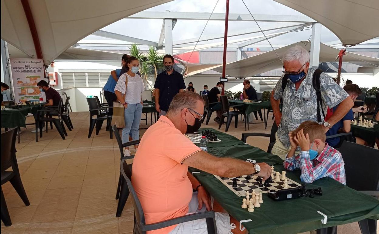 Torneo de ajedrez en los Juegos del Guadalentín. 