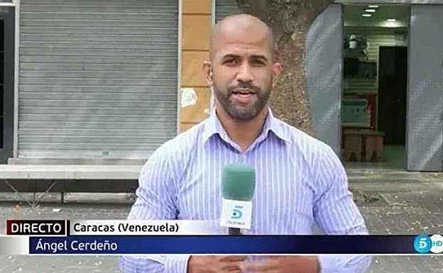 El periodista Ángel Cerdeño.