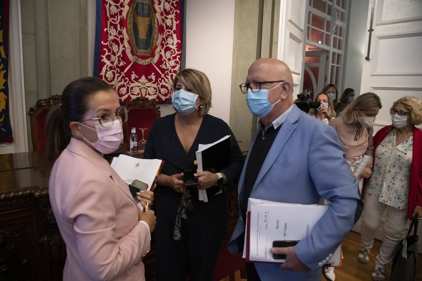 Fotos: Pleno del Ayuntamiento de Cartagena del 30 de septiembre de 2021