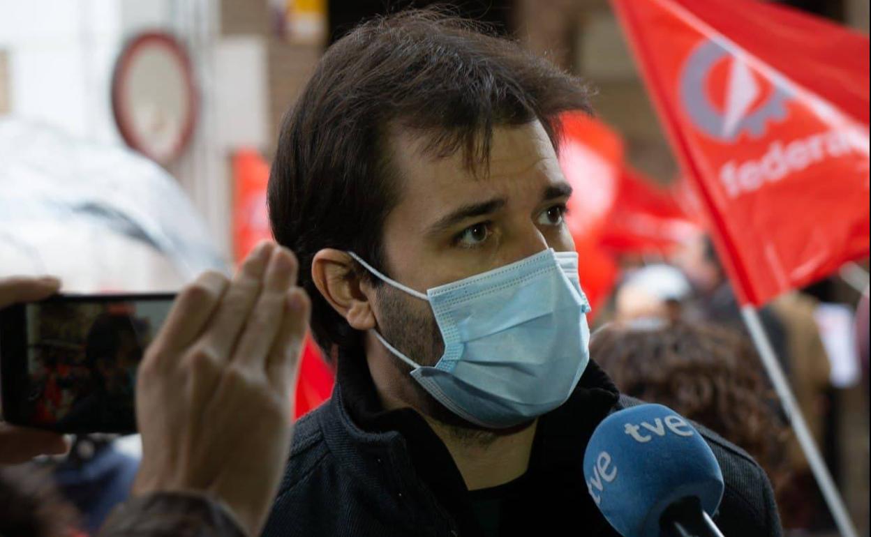 Javier Sánchez Serna, este jueves. 