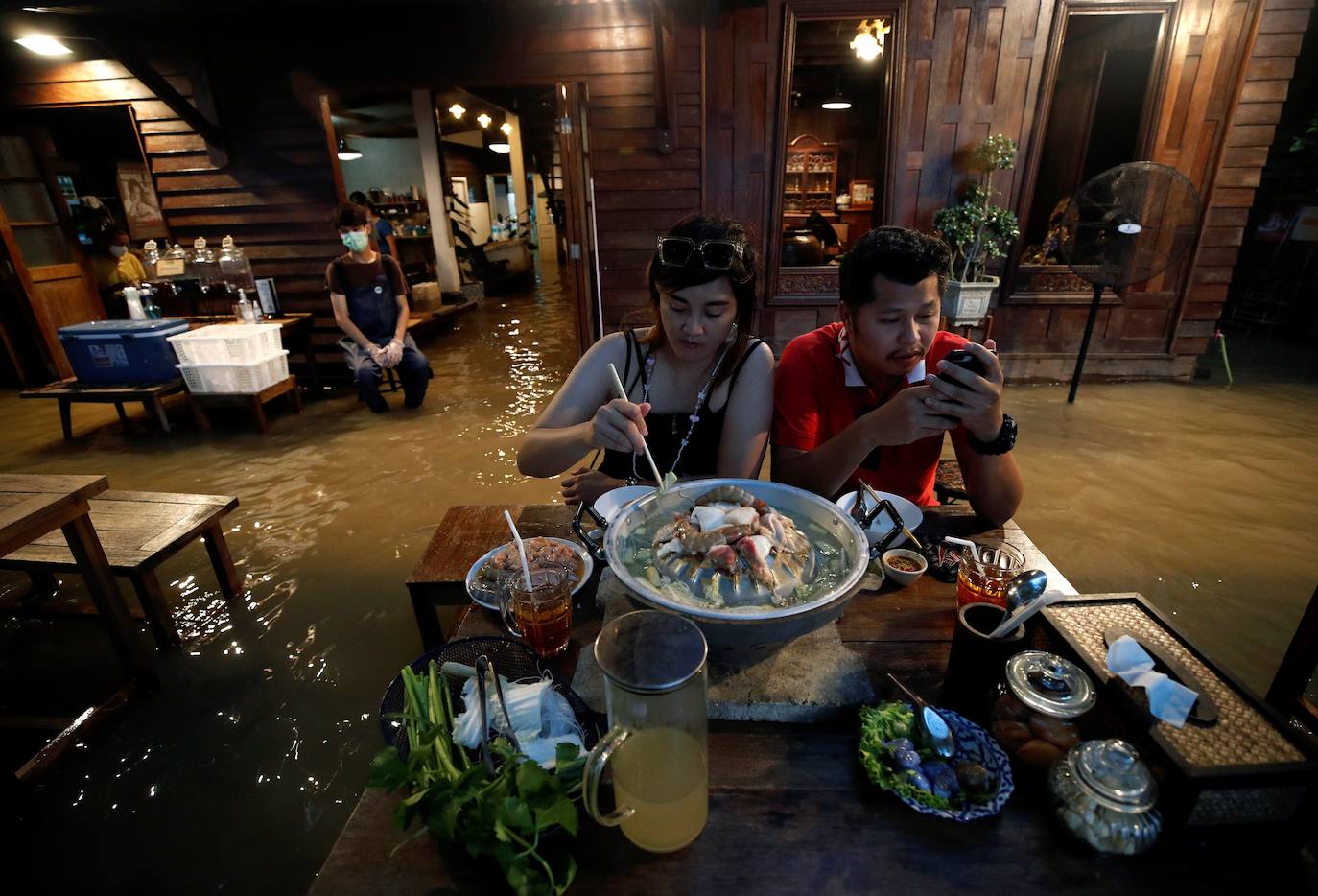 Fotos: Cena pasada por agua