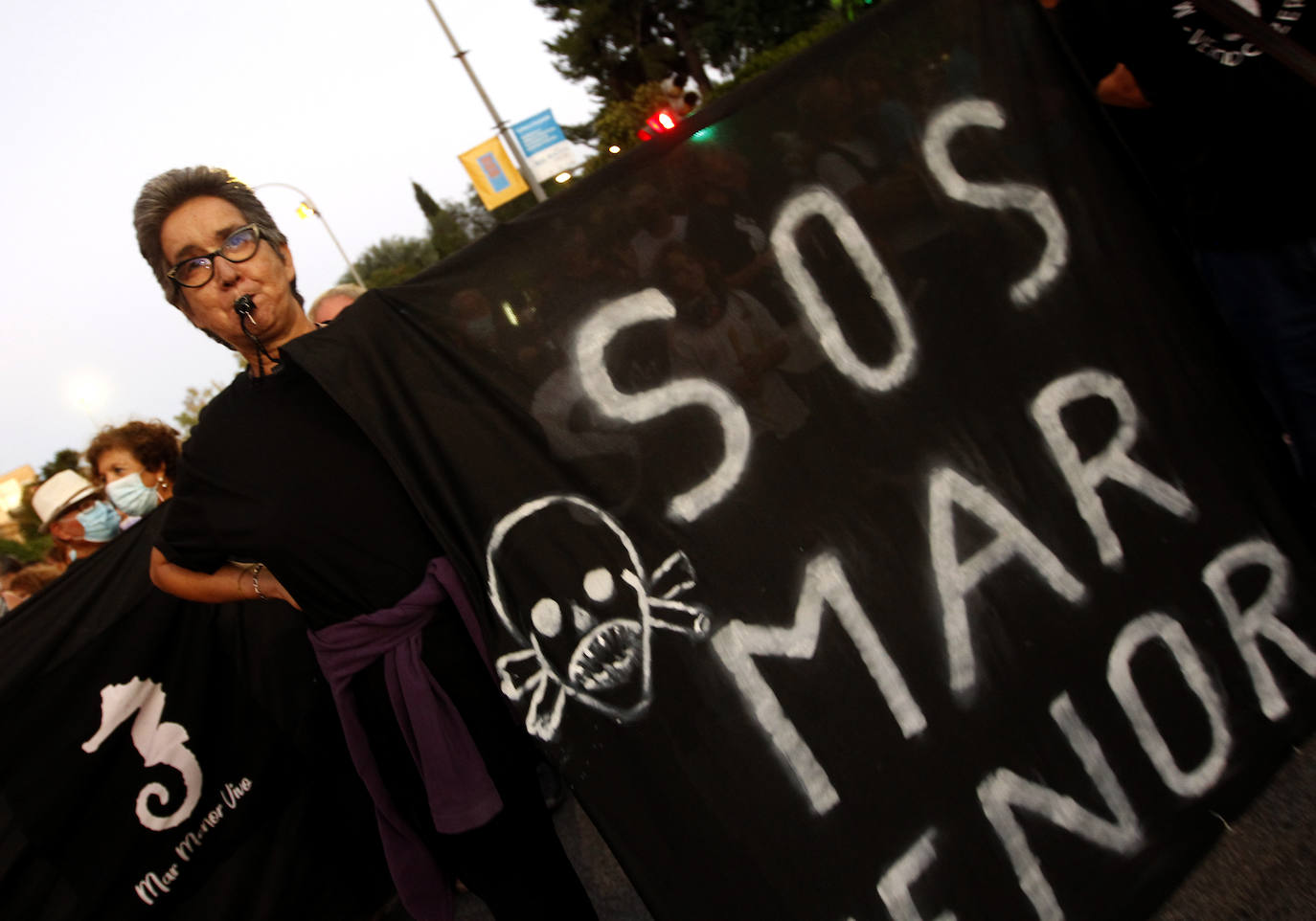 Fotos: Las imágenes de la manifestación en defensa del Mar Menor en Murcia