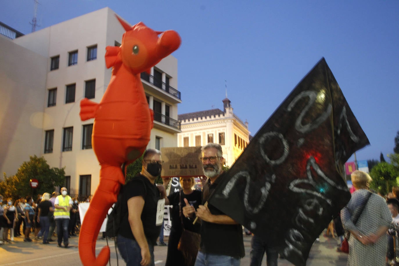 Fotos: Las imágenes de la manifestación en defensa del Mar Menor en Murcia