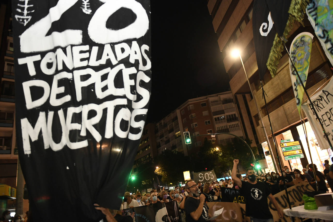 Fotos: Las imágenes de la manifestación en defensa del Mar Menor en Murcia