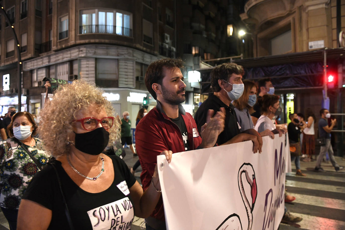 Fotos: Las imágenes de la manifestación en defensa del Mar Menor en Murcia