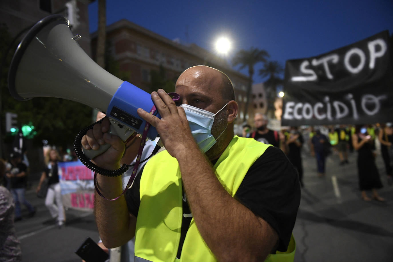 Fotos: Las imágenes de la manifestación en defensa del Mar Menor en Murcia