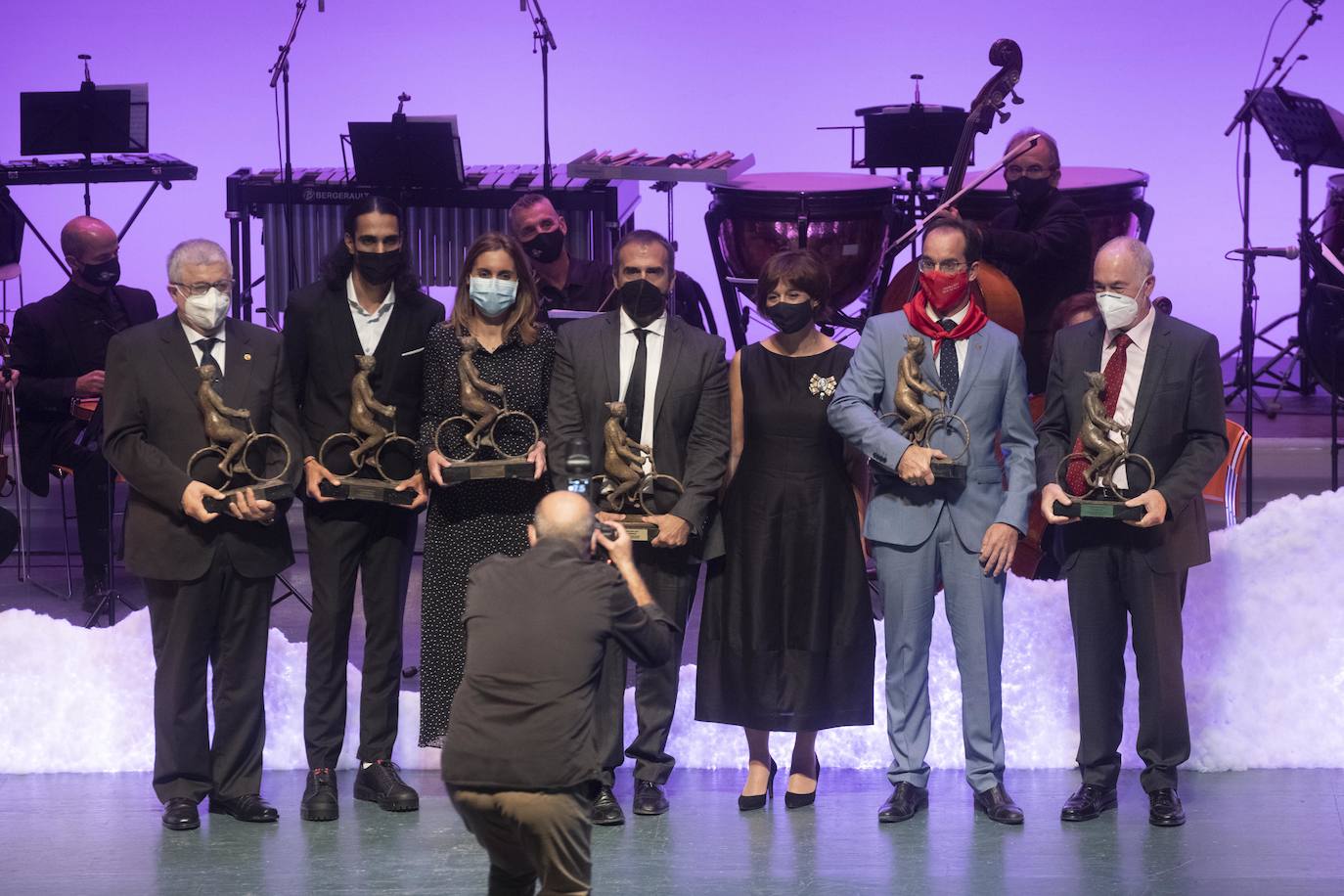 Manuel García, Mohamed Katir, Laura Payá, Nacho Ros, Esther Baeza, Francisco Javier Gallego y Francisco Miralles. 