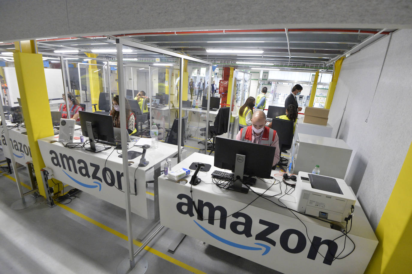 Fotos: Inauguración del nuevo centro de Amazon en Corvera, Murcia