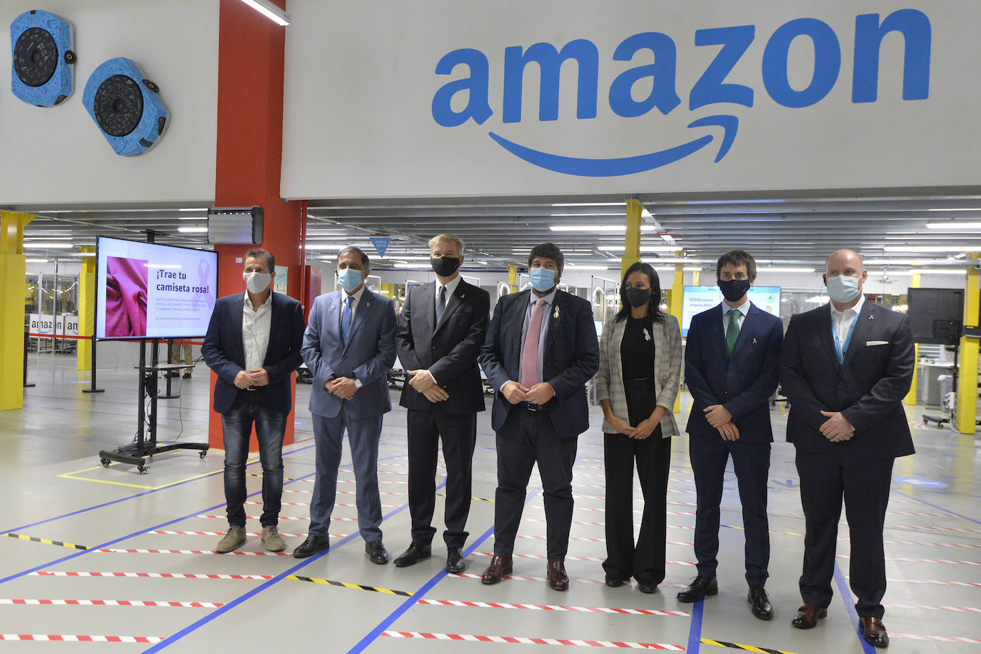 Fotos: Inauguración del nuevo centro de Amazon en Corvera, Murcia