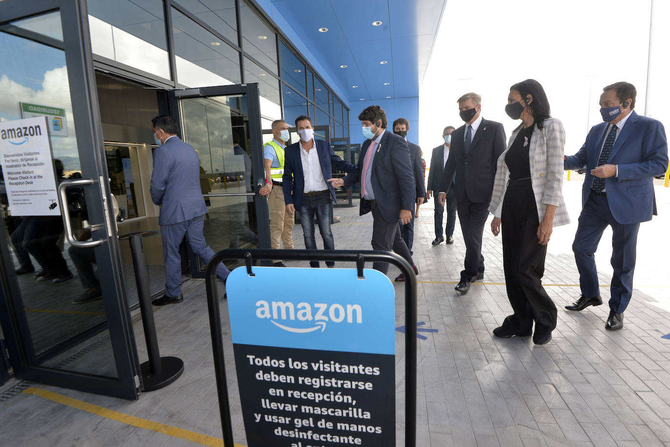 Fotos: Inauguración del nuevo centro de Amazon en Corvera, Murcia