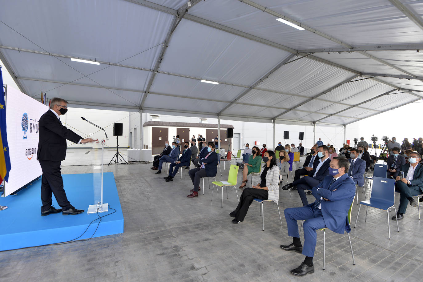 Fotos: Inauguración del nuevo centro de Amazon en Corvera, Murcia