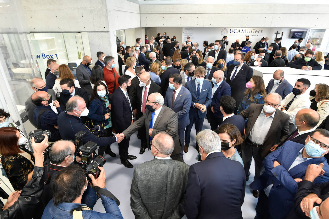 Fotos: Inauguración de la Incubadora de Alta Tecnología en Salud, Deporte y Alimentación de la UCAM