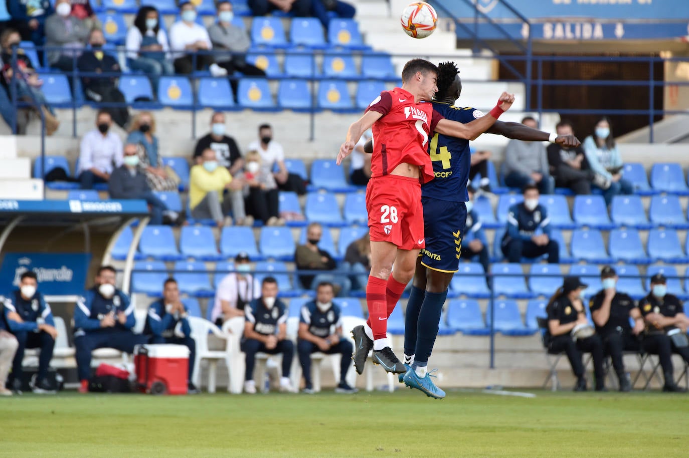 Fotos: Las mejores imágenes de la victoria del UCAM ante el Sevilla Atlético (2-1)