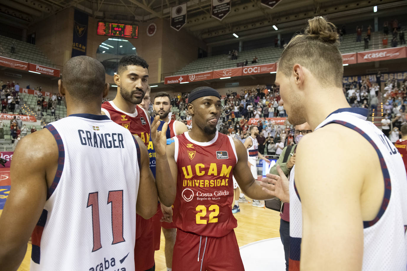 Fotos: La victoria del UCAM Murcia contra el Baskonia, en imágenes