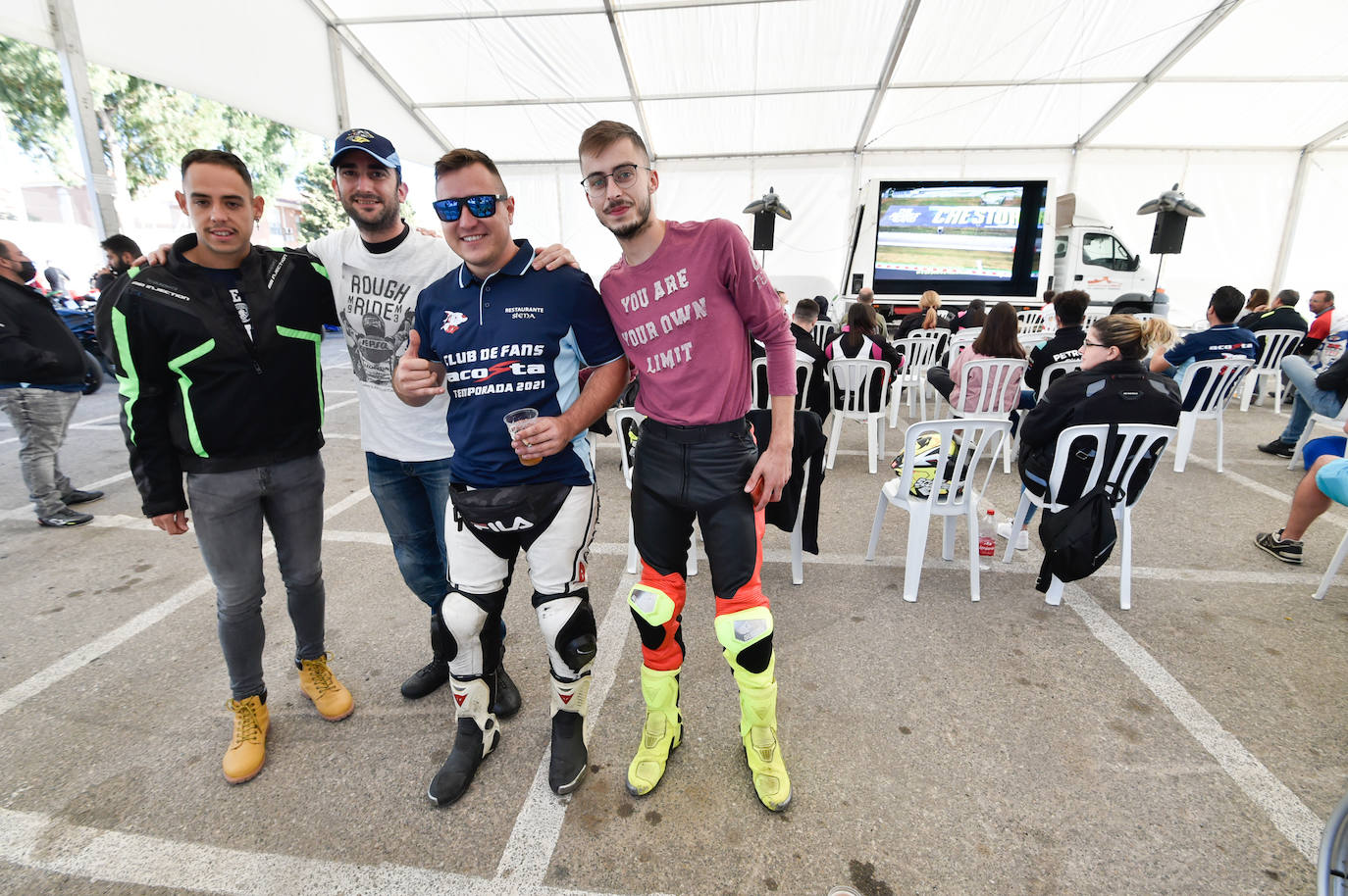 Fotos: Así se ha vivido en Mazarrón el podio de Acosta en el GP de Emilia Romaña