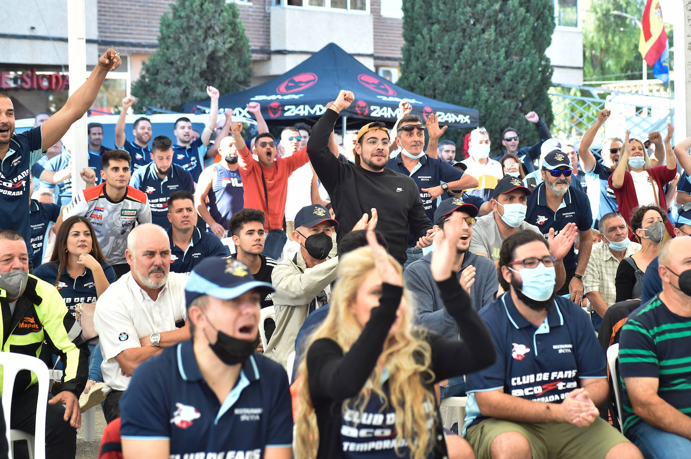 Fotos: Así se ha vivido en Mazarrón el podio de Acosta en el GP de Emilia Romaña