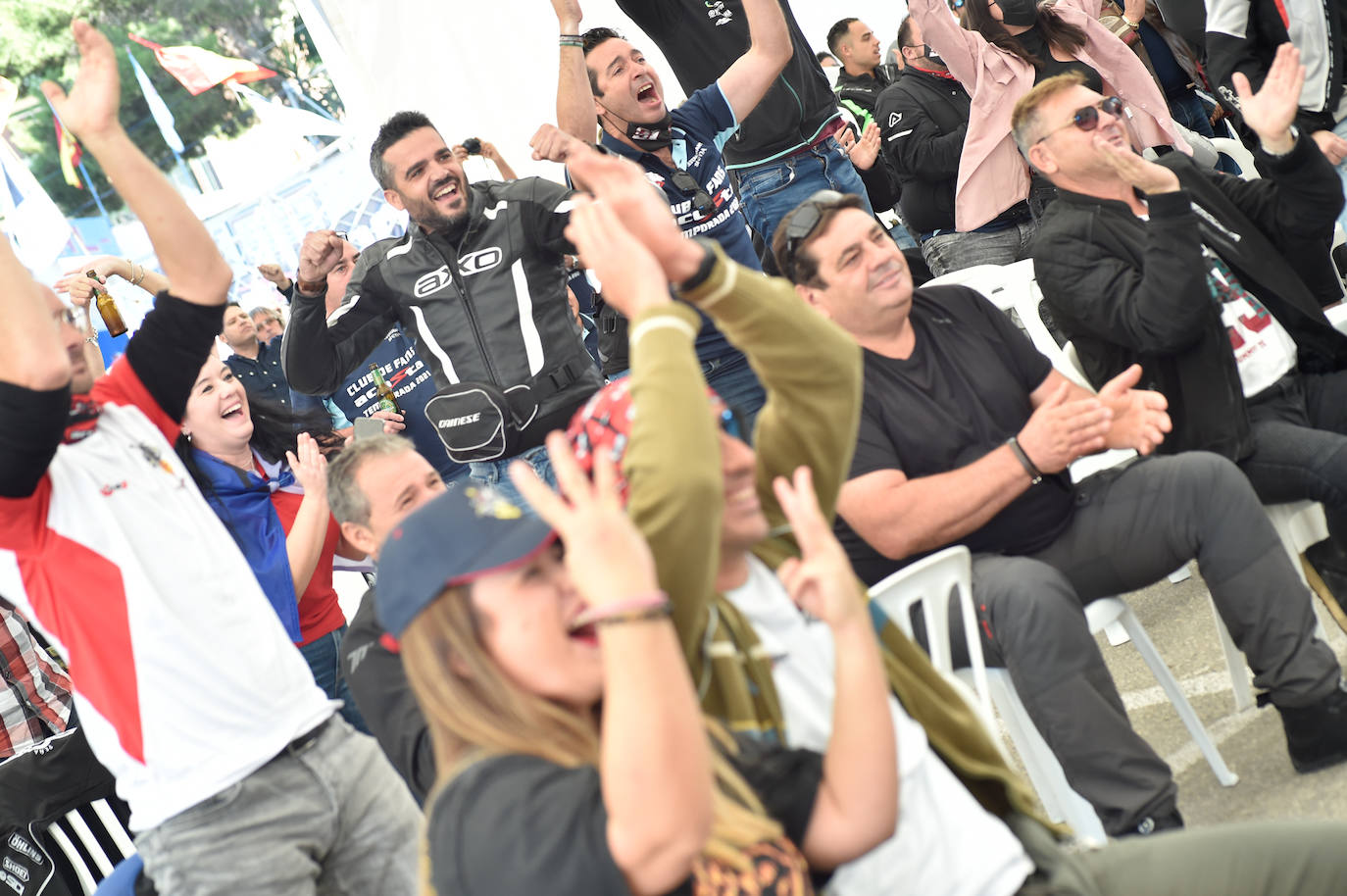 Fotos: Así se ha vivido en Mazarrón el podio de Acosta en el GP de Emilia Romaña