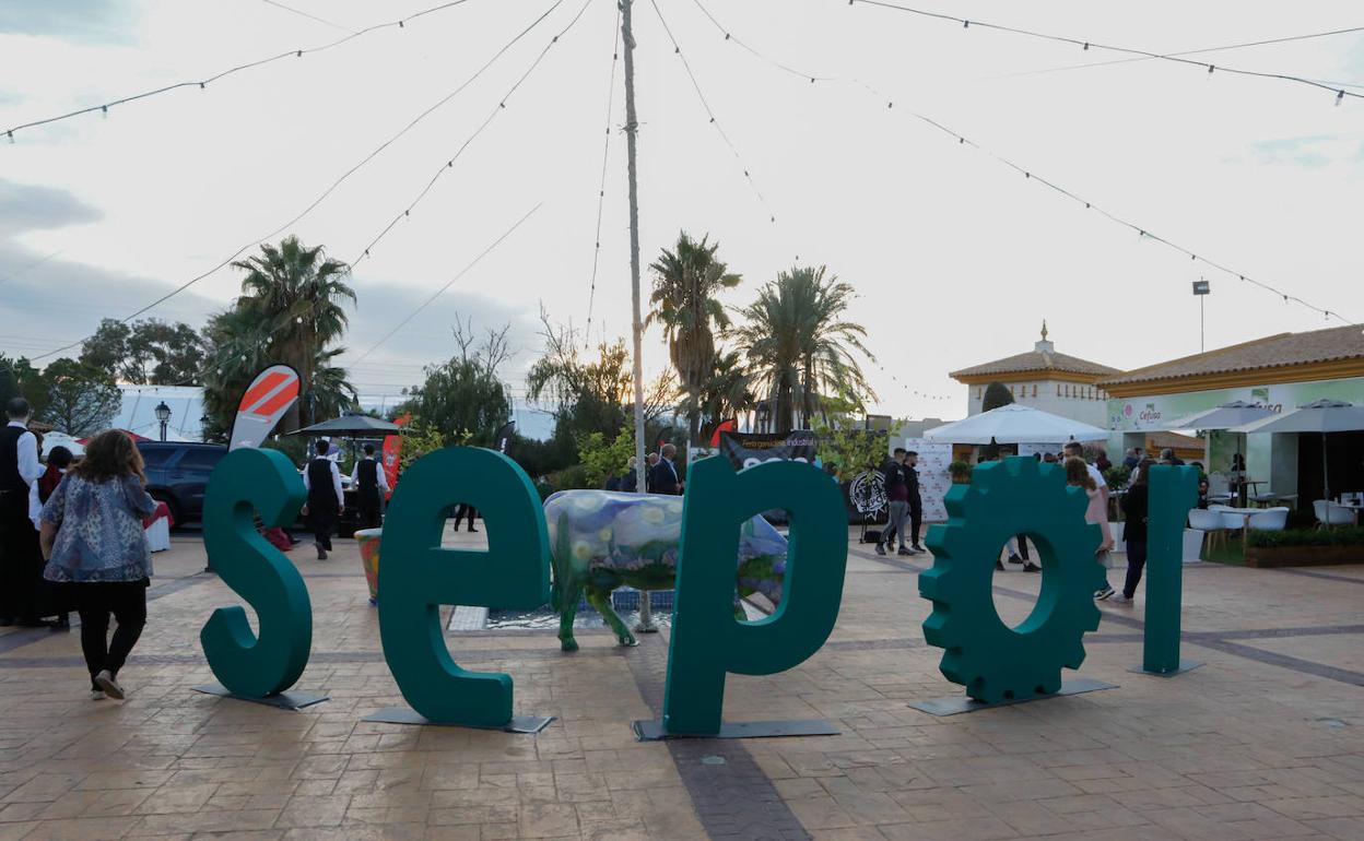 Entrada a Sepor, este lunes.