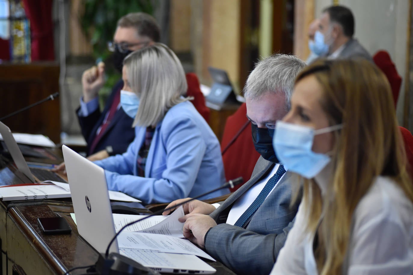 Fotos: El Pleno del Ayuntamiento de Murcia del 28 de octubre de 2021