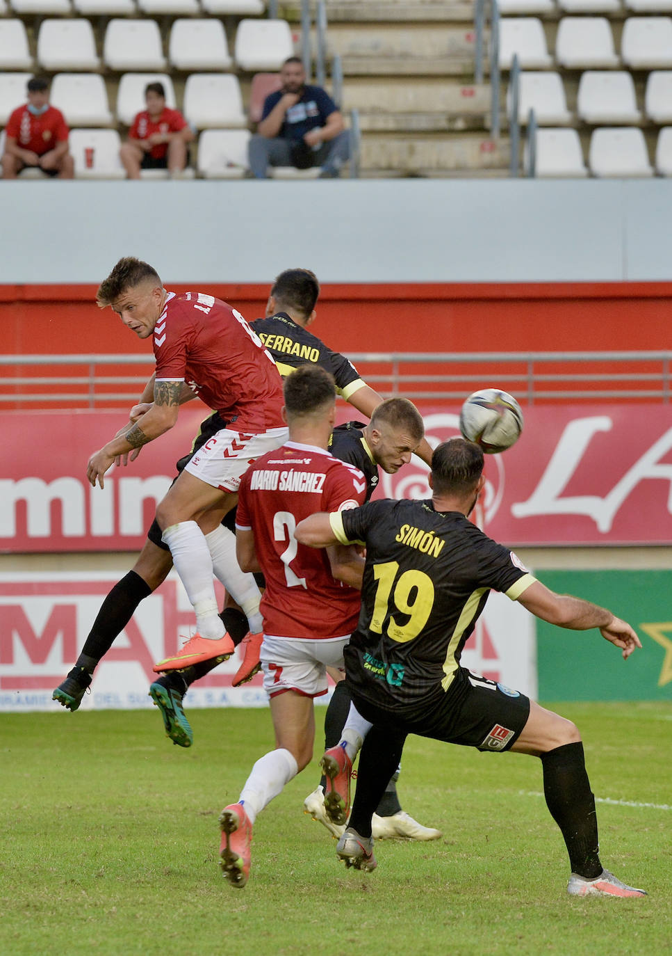 El empate del Real Murcia contra El Ejido, en imágenes