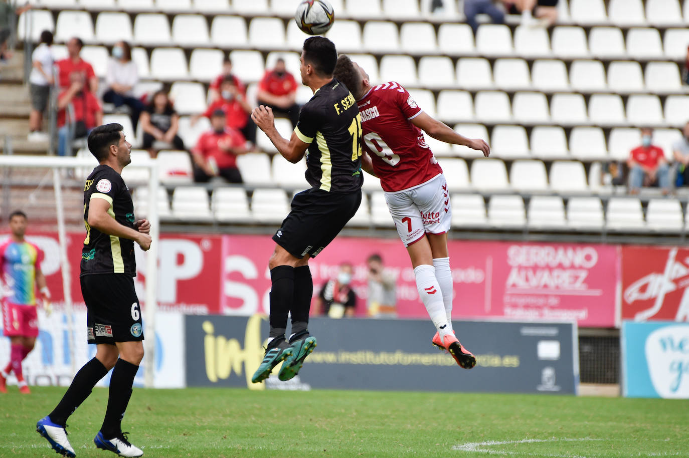 El empate del Real Murcia contra El Ejido, en imágenes