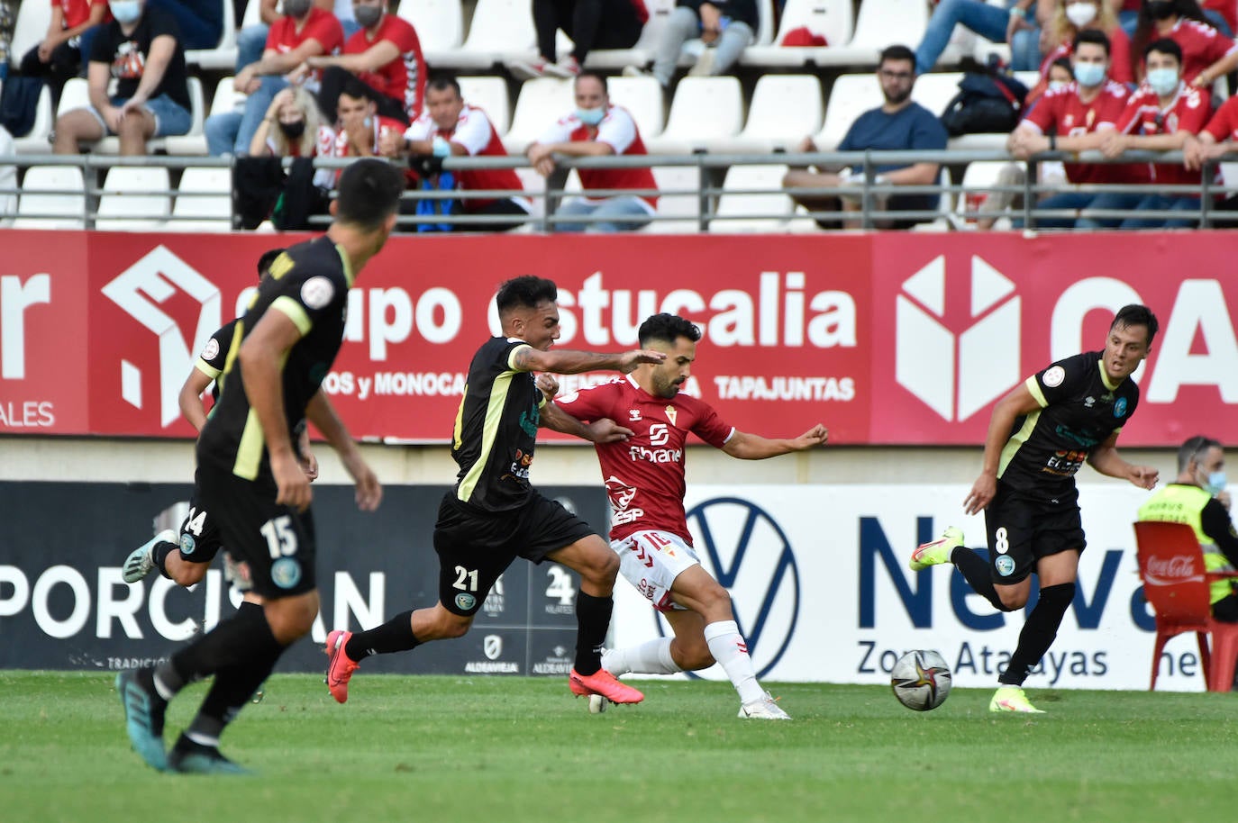 El empate del Real Murcia contra El Ejido, en imágenes