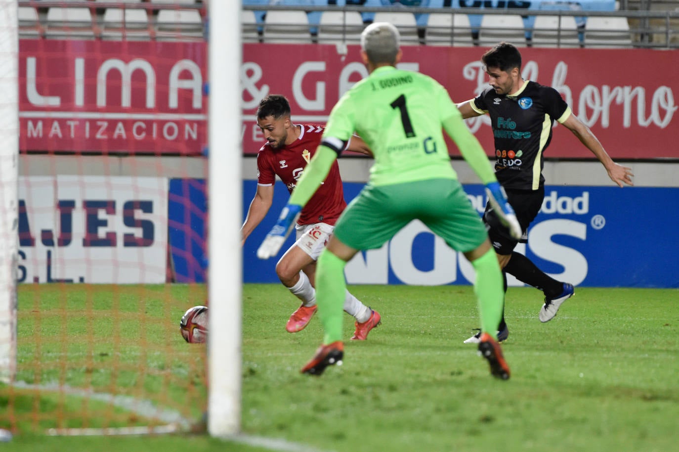 El empate del Real Murcia contra El Ejido, en imágenes