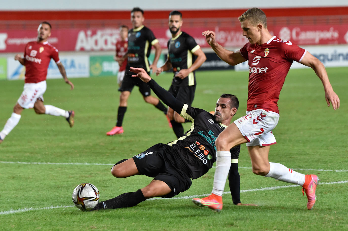 El empate del Real Murcia contra El Ejido, en imágenes