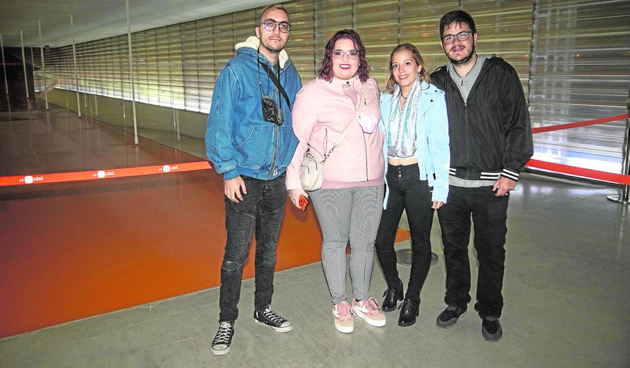 Víctor Cortés, Rosa María Méndez, Miriam Royuela y Pascual Gil. 