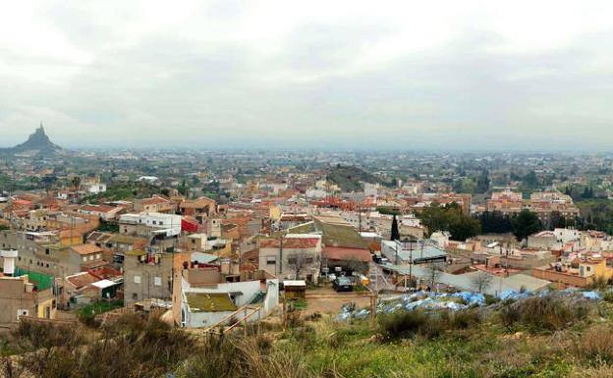 Panorámica de varias pedanías de Murcia..