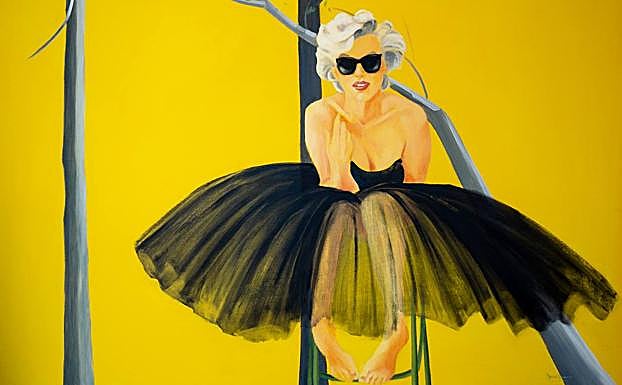 Homenaje a Alex Katz (1927), único pintor vivo de los elegidos. 