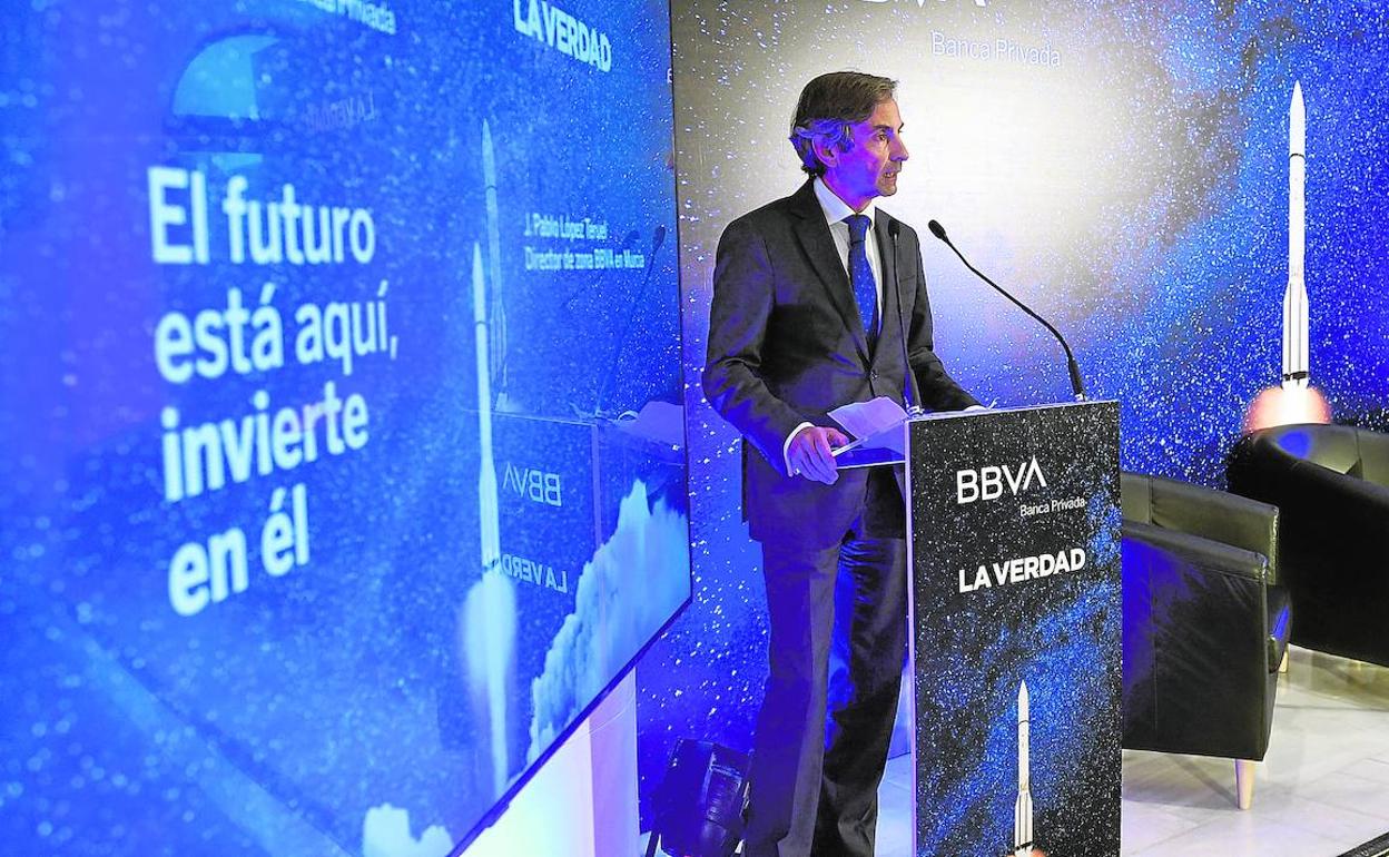 El director de zona de BBVA, Juan Pablo López Teruel, fue el encargado de la apertura del evento.