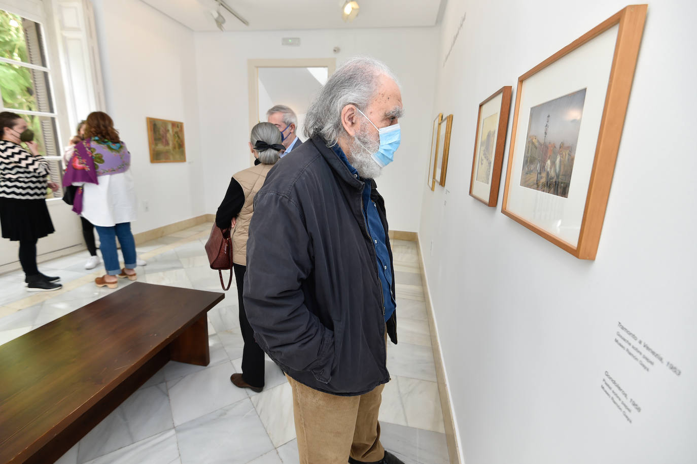 Fotos: El Museo Ramón Gaya de Murcia repasa en una docena de cuadros el vínculo del artista con Venecia