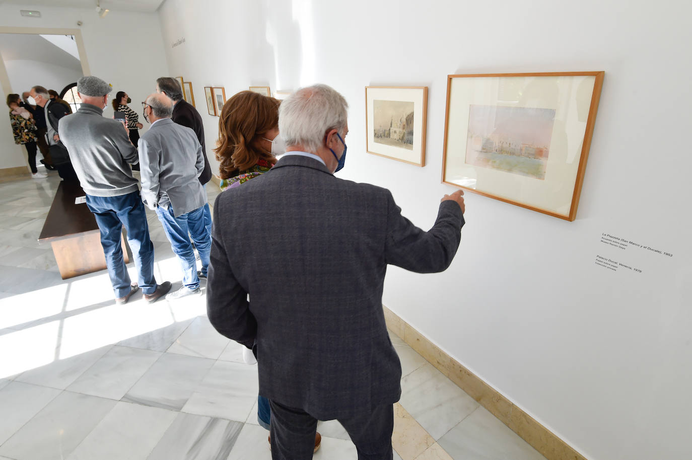 Fotos: El Museo Ramón Gaya de Murcia repasa en una docena de cuadros el vínculo del artista con Venecia