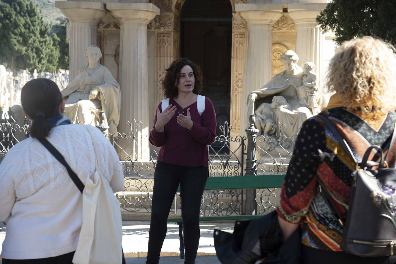 Fotos: Clase práctica sobre turismo funerario en Cartagena