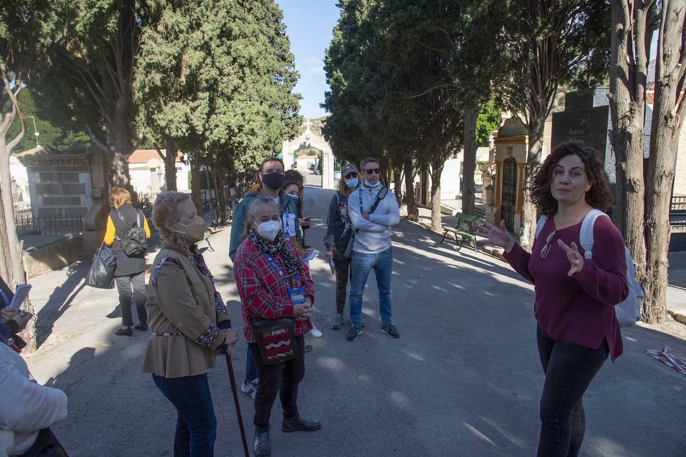 Fotos: Clase práctica sobre turismo funerario en Cartagena