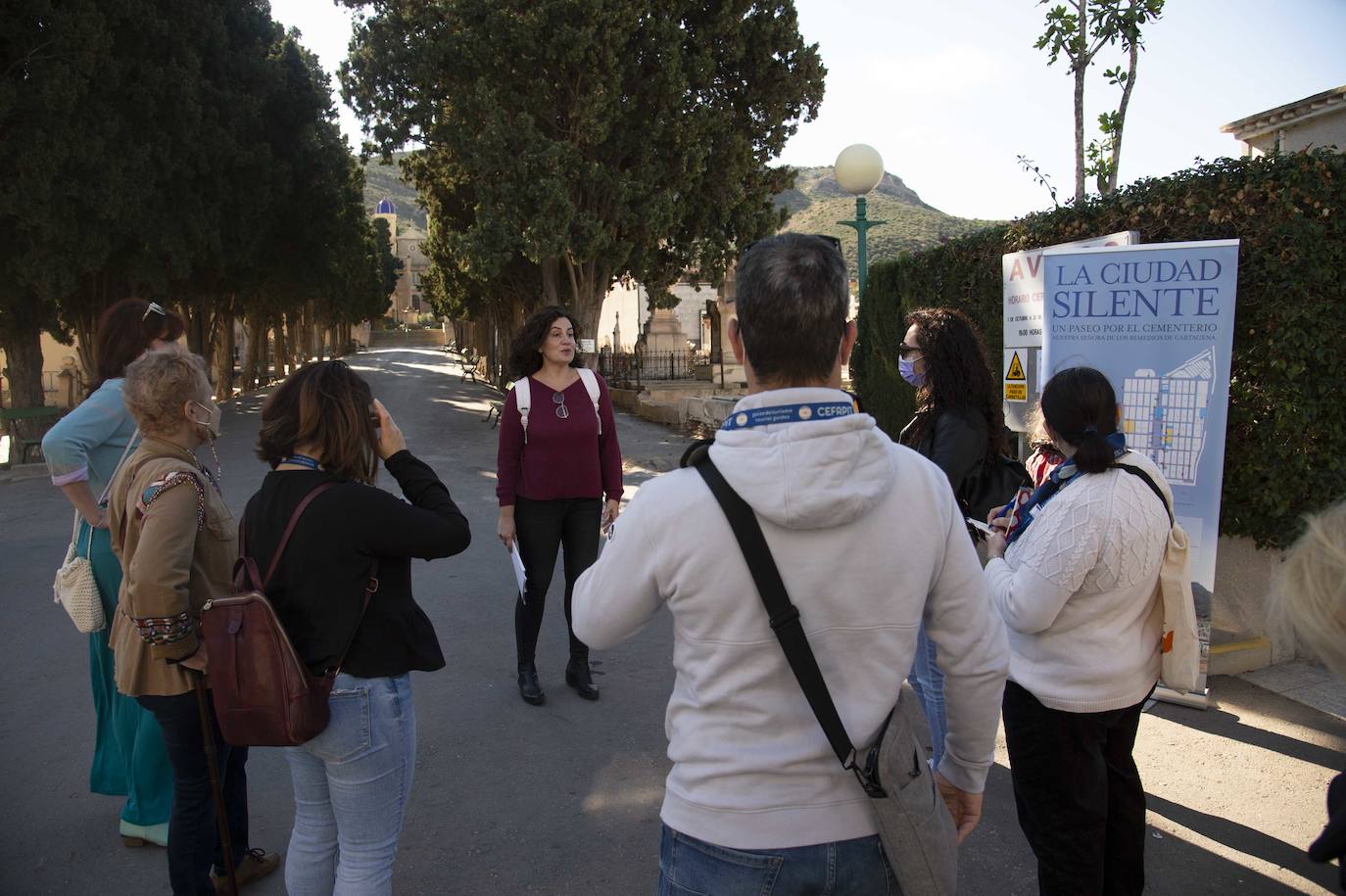 Fotos: Clase práctica sobre turismo funerario en Cartagena