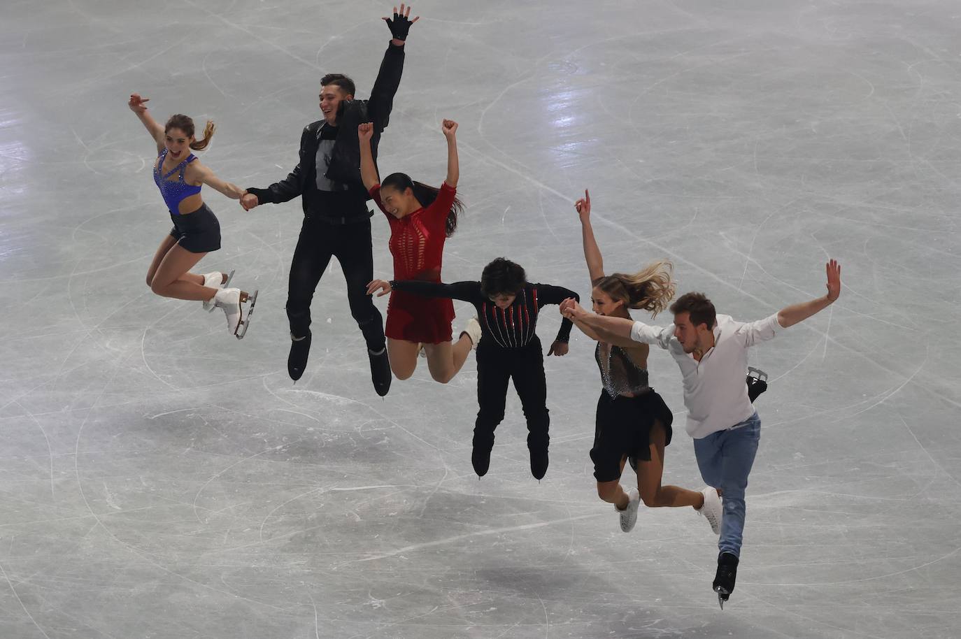 Fotos: Exhibición de patinaje artístico