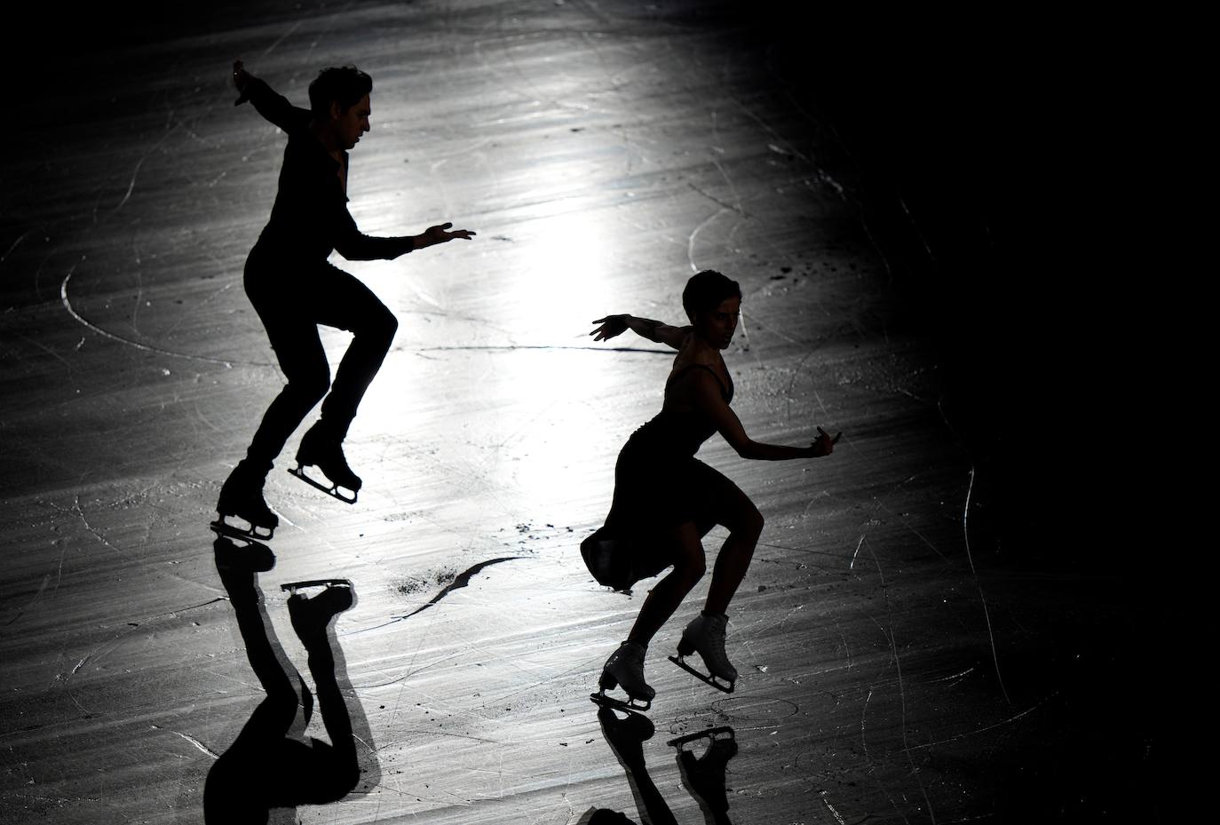 Fotos: Exhibición de patinaje artístico