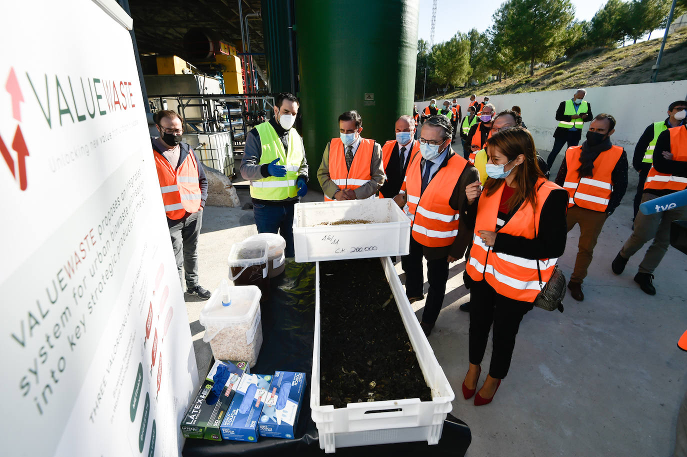 Fotos: Proyecto Valuewaste en la planta de reciclaje de Cañada Hermosa