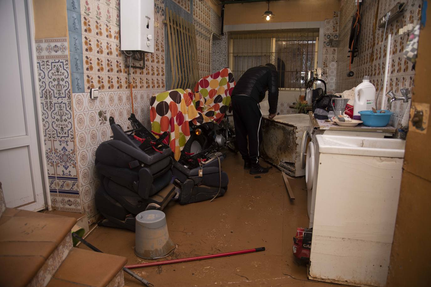 Fotos: El temporal desborda Cartagena y provoca decenas de achiques y rescates