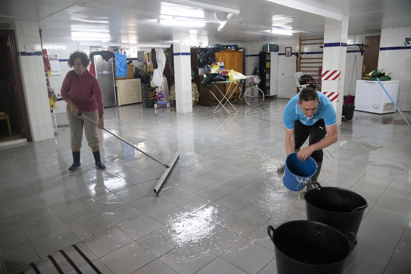 Fotos: El temporal desborda Cartagena y provoca decenas de achiques y rescates