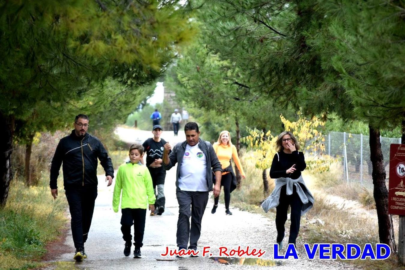 Unas 200 personas de Granja de Rocamora, Abanilla y Ulea finalizaron ayer el recorrido, a pide, de los 120 kilómetros que separan la localidad alicantina de Caravaca de la Cruz. Los cuatro municipios comparten la devoción a sendos Lignum Crucis que se veneran en cada una de las localidades. Ayer recorrieron la última etapa, desde Bullas hasta basílica de la Vera Cruz en una ceremonia oficiada por el rector, Emilio Sánchez, y en la que estuvieron presentes los representantes de las instituciones religiosas que organizaban la peregrinación y una representación de los ocho Ayuntamientos que atraviesa este camino.